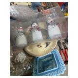 VINTAGE GLASS, SNOWMEN, AND MORE