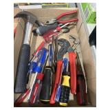 HUSKY SCREWDRIVERS, PLIERS, HAMMER, AND MORE