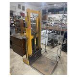 BIG JOE ELECTRIC/HYDRAULIC LIFT, UNKNOWN CONDITION