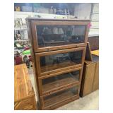 4 SHELF/DOOR 'STACKED' DISPLAY CABINET 33X60X13