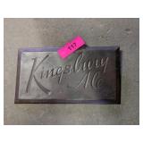 KINGSBURY ALE METAL SIGN