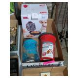 DOG TREAT MAKER, PAW WASHER, AND TREAT JAR