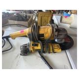 2 DEWALT GRINDERS - 9 IN AND 4.5IN - CORDED