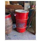 VINTAGE LUBRIKO GREASE BARREL DRUM