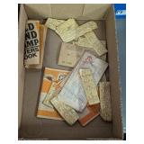 VINTAGE GOLD BOND SAVERS STAMP BOOKS AND STAMPS