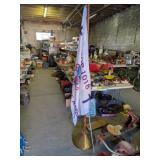 ANTIQUE OQMC RESEARCH & DEV, & BSA TROOP 1018 FLAG