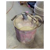 ANTIQUE FUEL CAN WITH POUR SPOUT