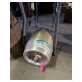 VINTAGE KEEP COLD MINI ALUMINUM FRIDGE KEG