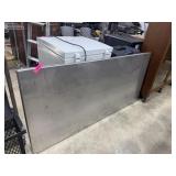 304 STANLESS TABLE TOP 63X30X1IN, HEMMED & WELDED