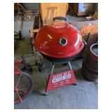 ALCOHOL ADVERTISING GRILL DISPLAY