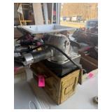 VINTAGE JITTER BUG SANDER AND AMMO CAN