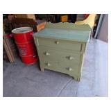 ANTIQUE 30IN, 3 DRAWER DRESSER