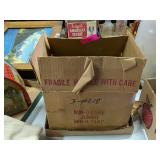 VINTAGE GLASS MINNOW TRAP IN BOX - JUMBO