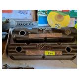 2 - MT SMALL BLOCK ALUMINUM VALVE COVERS