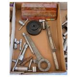 FLYWHEEL TURNER, ASSORTED SOCKET COLLECTION