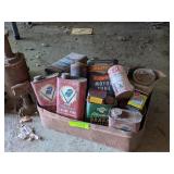 SMALL ANTIQUE ADVERTISING TINS