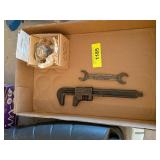 FORD ADJUSTABLE WRENCH & FORD #10 WRENCH