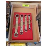 4 - PIECE SNAP-ON RATCHETING WRENCH SET - STANDARD