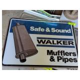 DOUBLE-SIDED WALKER MUFFLER SIGN