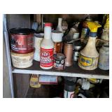 2 CABINETS FULL OF SHOP FLUIDS