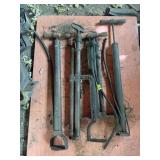 4 ANTIQUE AIR PUMPS