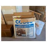FOLDING TABLE WITH 4 CHAIRS