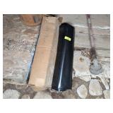 ROLL OF BLACK PLASTIC