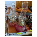 4 OIL LAMPS