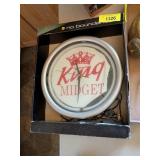 KING MIDGET WALL CLOCK