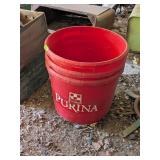 3 PURINA FEED TOTES