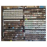 6 HARDWARE CABINETS FULL OF HARDWARE