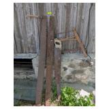 4 ANTIQUE SAWS