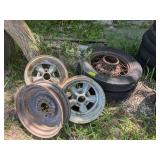 EARLY FORD V8 FLATHEAD 6 LUG RIMS