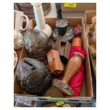 CANDLE HOLDERS, VASE, UMBRELLA