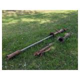 3 ANTIQUE WATER PUMPS IN PARTS