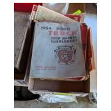 1950s FORD SHOP MANUALS & MORE