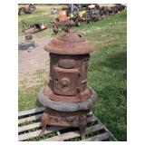 WARREN BONNY OAK #417 CAST IRON WOOD STOVE