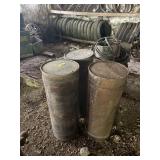3 ROUND MODEL T GAS TANKS