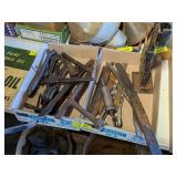 2 BOXES OF VINTAGE HAND TOOLS