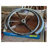 2 VINTAGE STEERING WHEELS