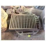 2 - CAST IRON FLOOR GRATES