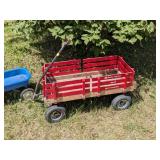 KIDS WAGON WITH WOODEN SIDES