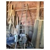 13FT WOODEN LADDER