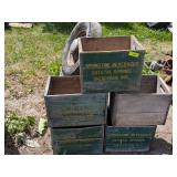 5 SPRINGTIME BEVERAGE WOOD CRATES
