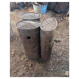 3 OVAL MODEL T GAS TANKS