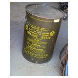 MILITARY DRINKING WATER BARREL