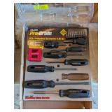 PRO-GRADE SCREWDRIVER & BIT SET - IN PACKAGE