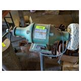 GRIZZLY GRINDER/BUFFER ON STAND