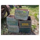 5 SPRINGTIME BEVERAGE WOOD CRATES