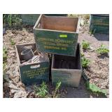 3 SPRINGTIME BEVERAGE WOODEN CRATES